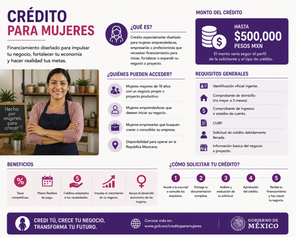 Crédito para Mujeres 2026